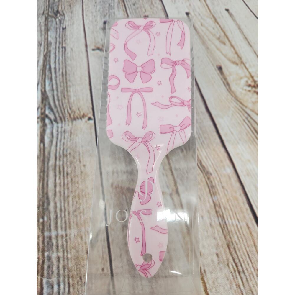 Josslyn Wet Brush Hair Brush NEW Pink Bows Detangle Brush